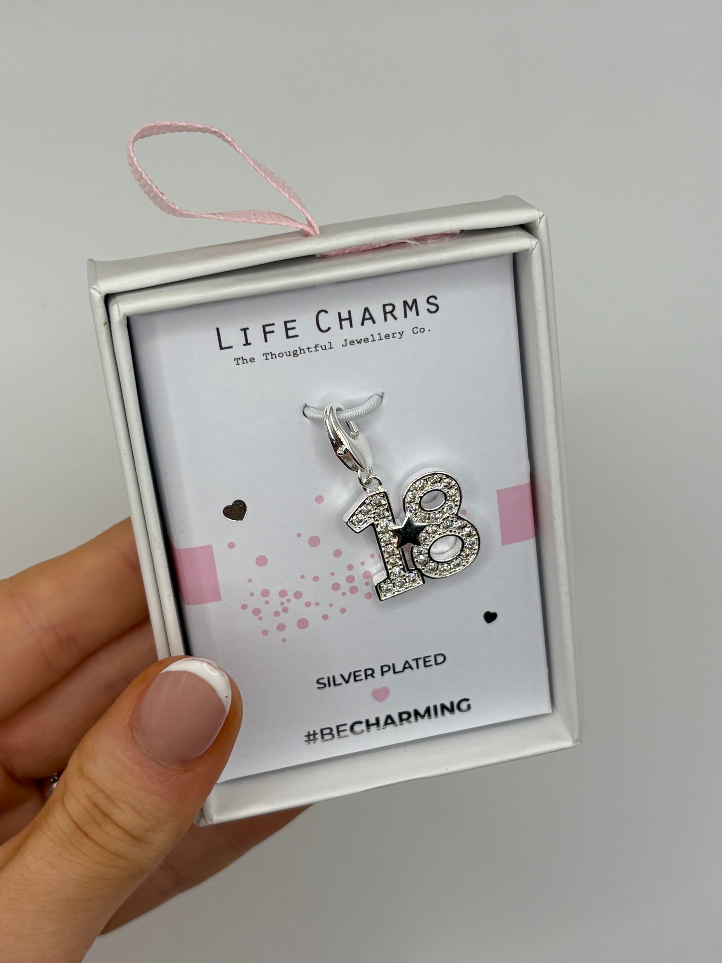 #BeCharming Number 18 charm