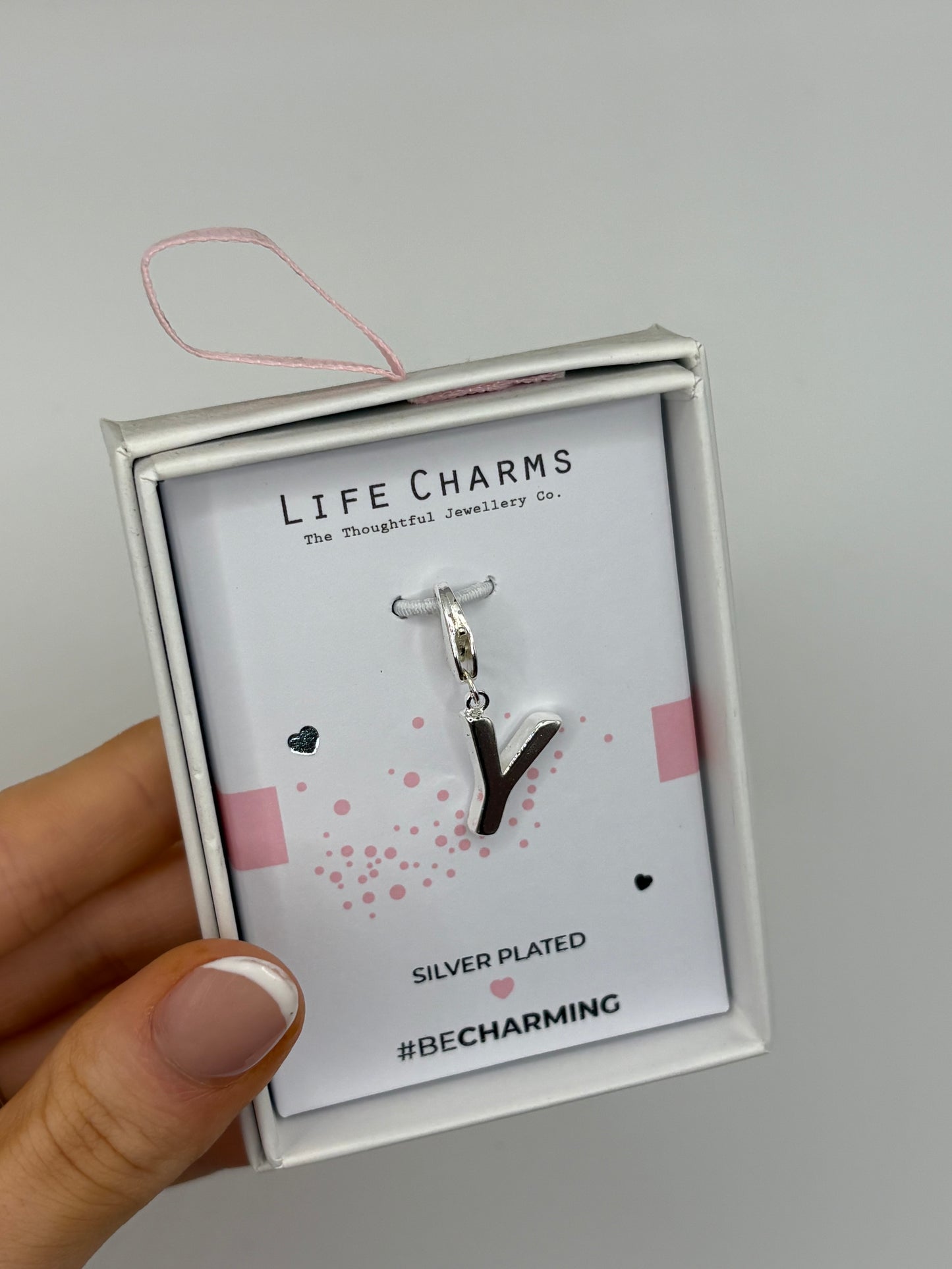 #BeCharming Life Charm Letter Y