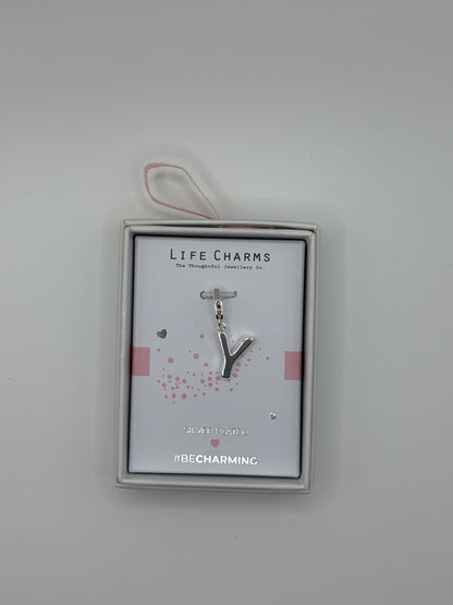 #BeCharming Life Charm Letter Y