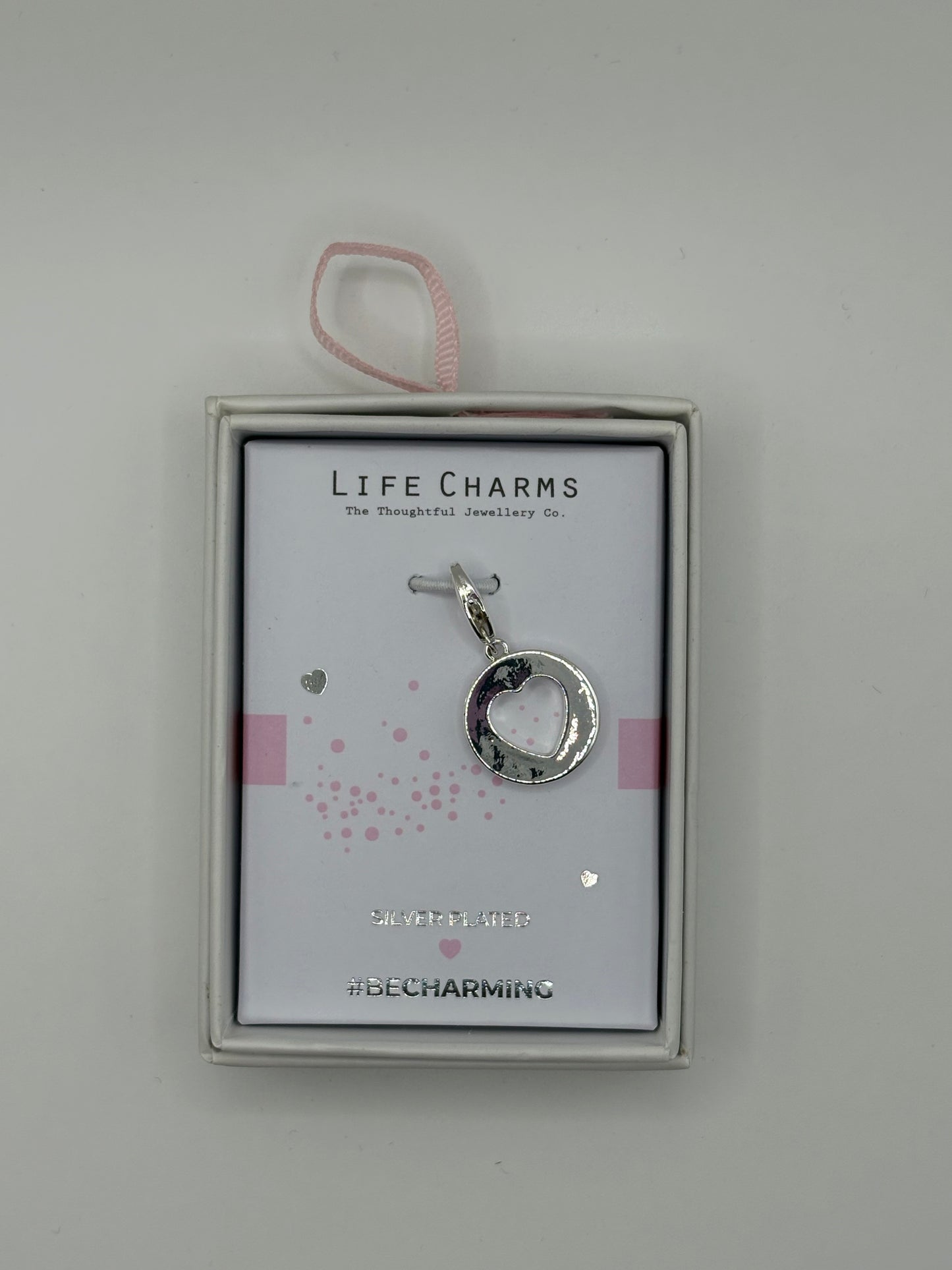 #BeCharming Life Charm Circle Heart Charm