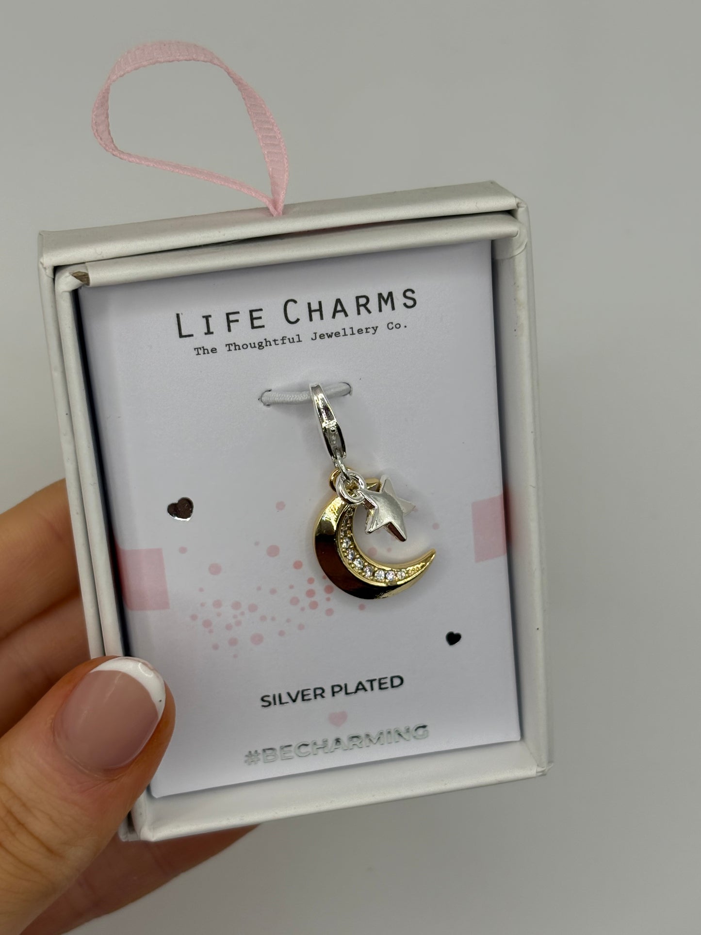 #BeCharming Life Charm Moon and Star