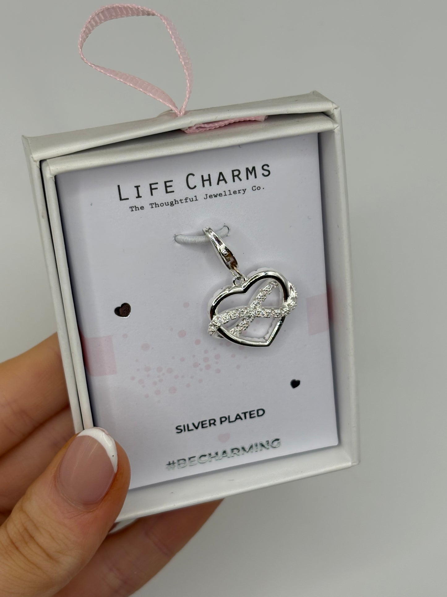#BeCharming Life Charm Infinity Heart Charm