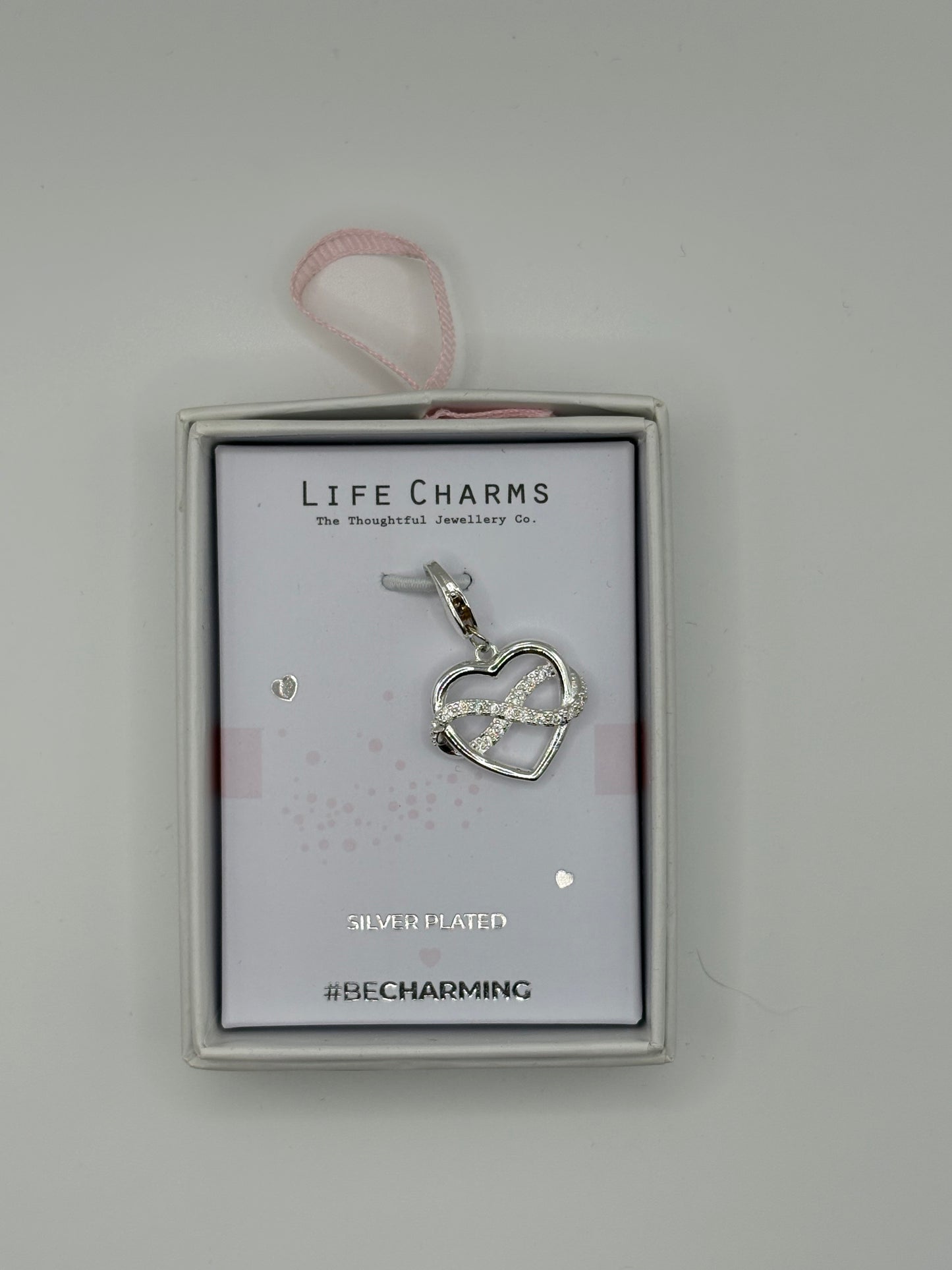 #BeCharming Life Charm Infinity Heart Charm