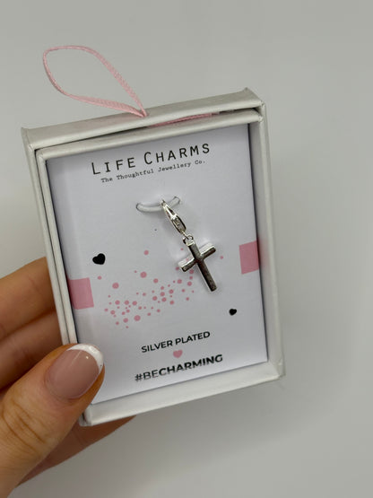 #BeCharming Life Charm Cross