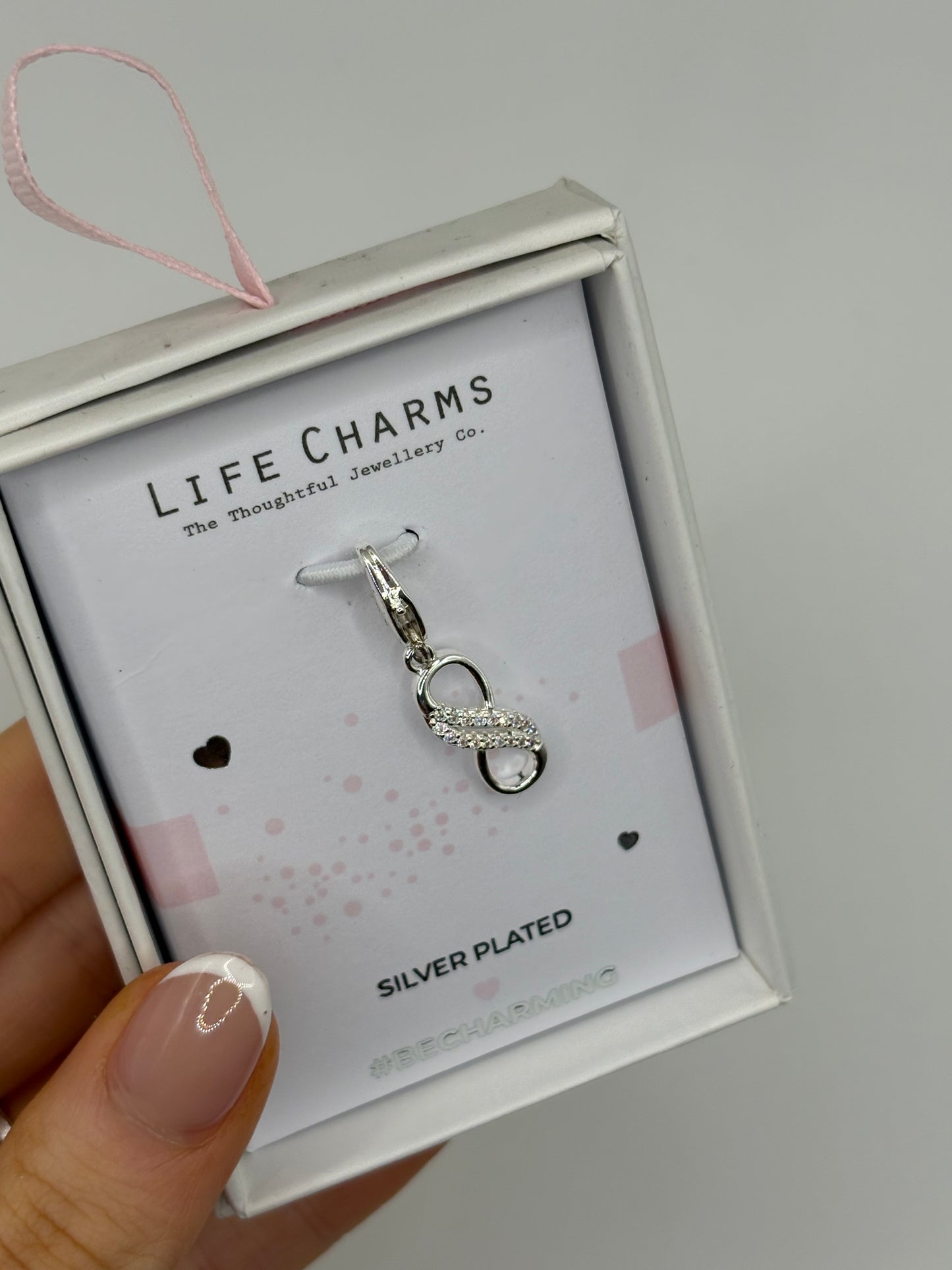 #BeCharming Infinity charm with stones