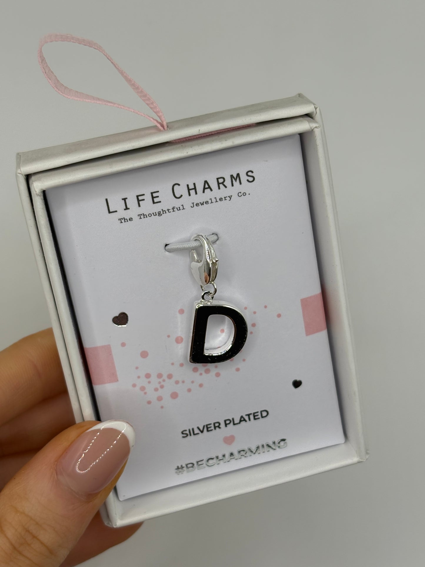 #BeCharming Life Charm Letter D