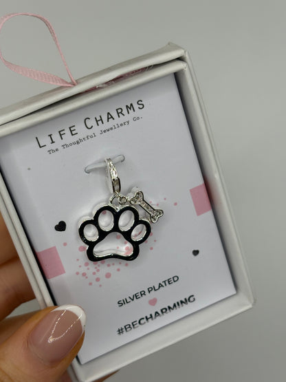 #BeCharming Life Charm Paw Print