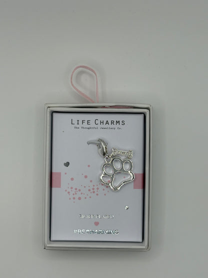 #BeCharming Life Charm Paw Print