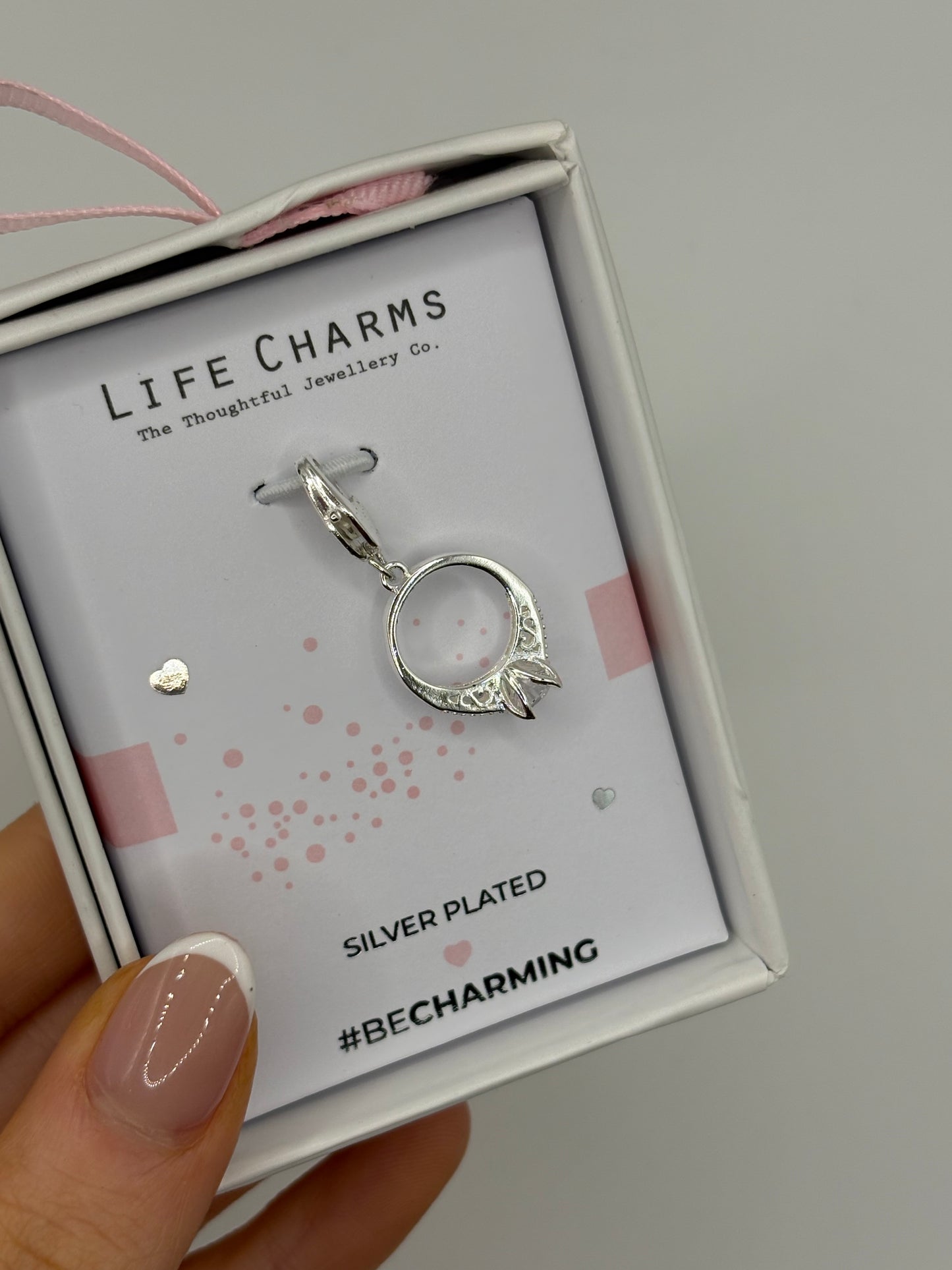 #BeCharming Life Charm Ring Charm