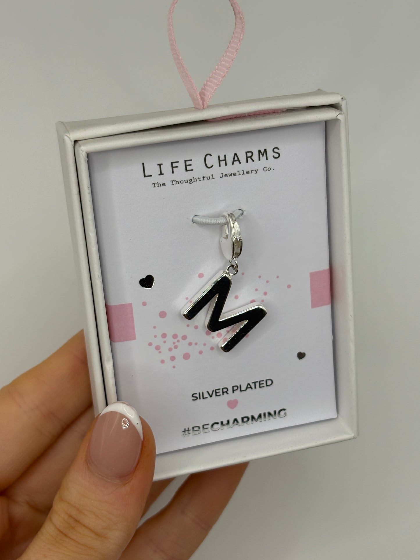 #BeCharming Life Charm Letter M
