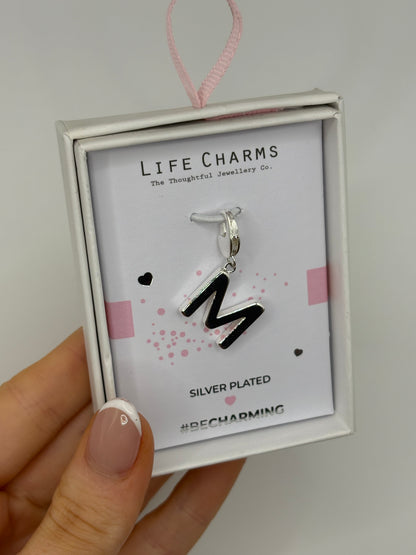 #BeCharming Life Charm Letter M