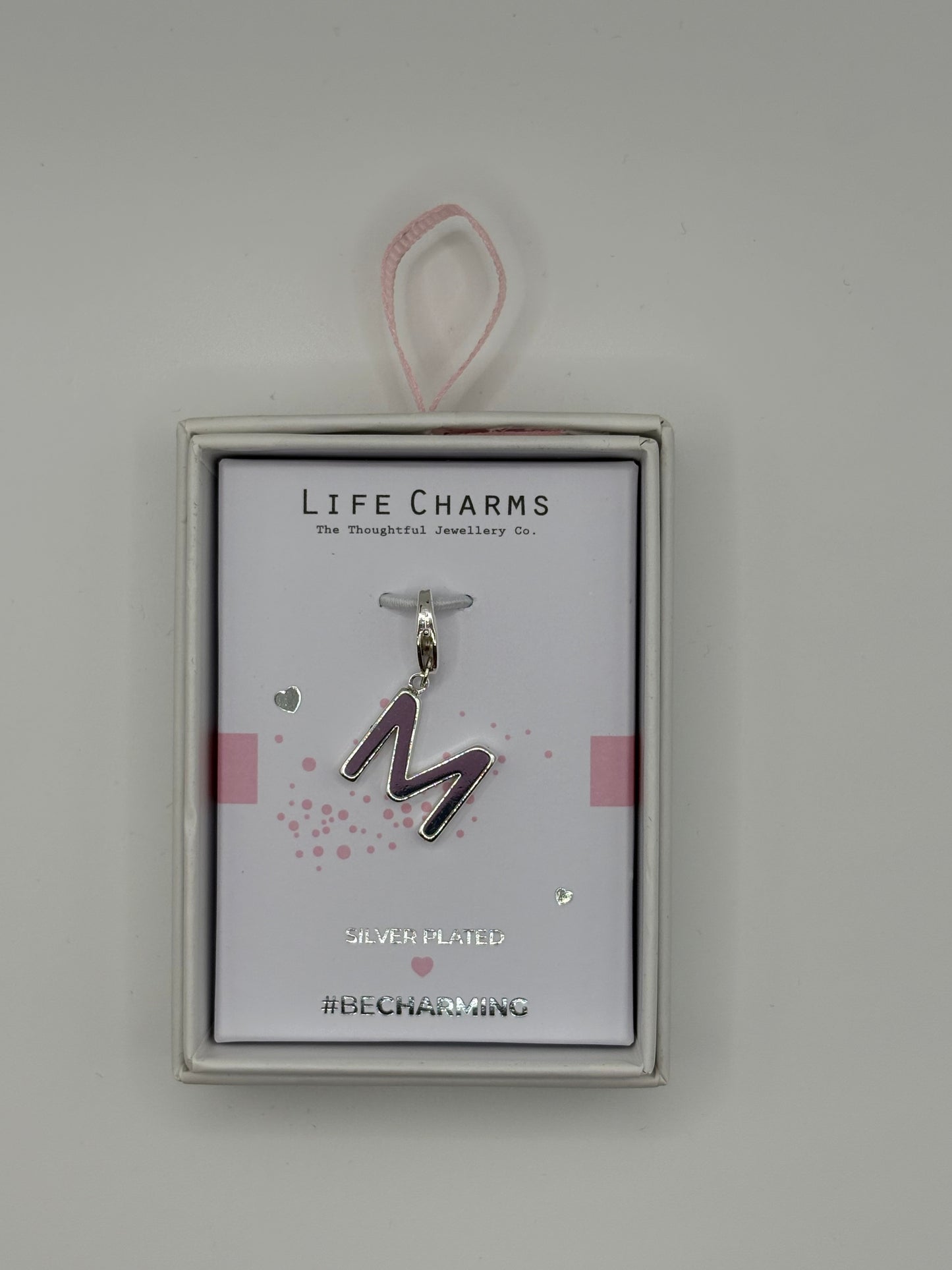 #BeCharming Life Charm Letter M