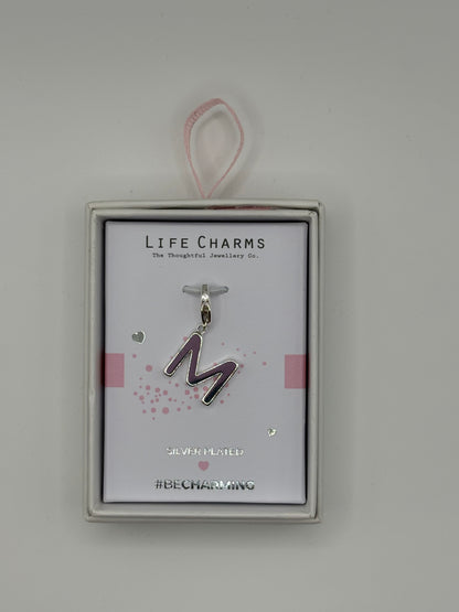#BeCharming Life Charm Letter M
