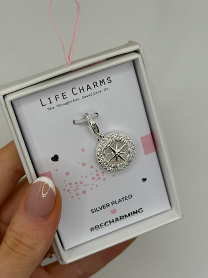 #BeCharming Compass charm