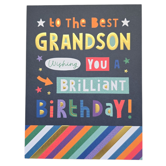 To the best Grandson wishing you a happy birthday