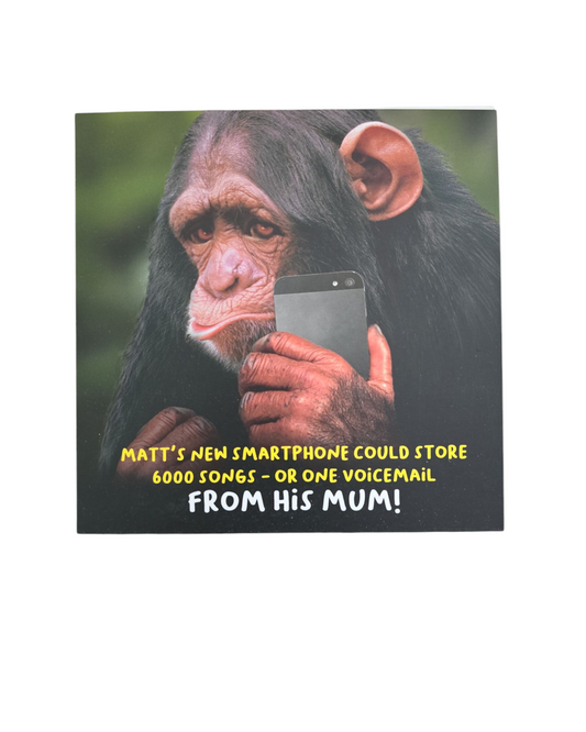 Matts New smartphone could store 6000 songs or ONE voicemail from his mum