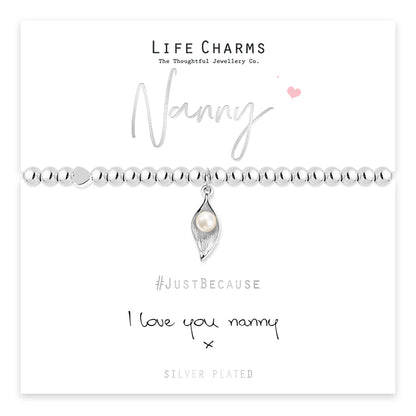 I LOVE YOU NANNY FLOWER BRACELET