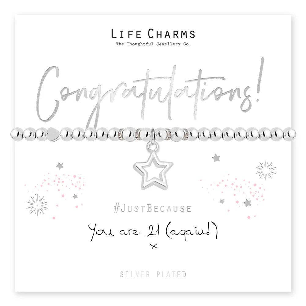 CONGRATULATIONS! YOU ARE 21!