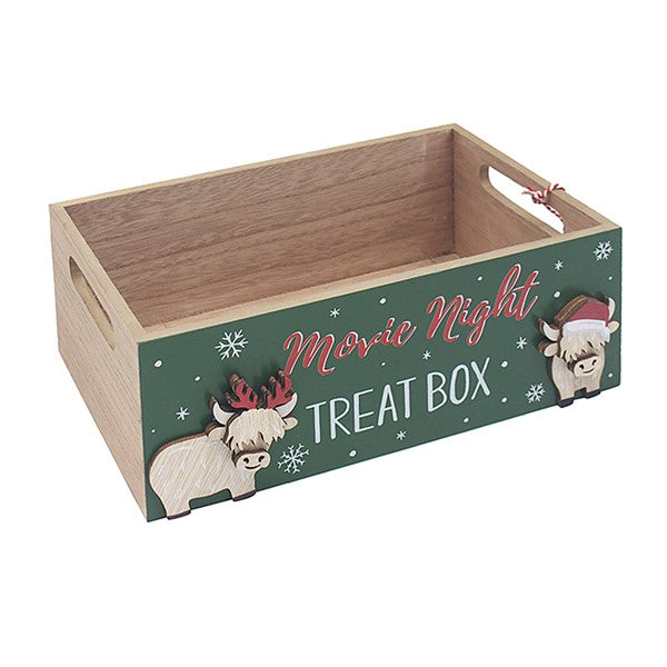 Xmas Highland Cow Treat Box