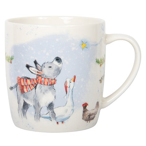 Paper Shed Xmas Mug Donkey Duck Chick