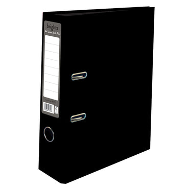 Pukka Brights A4 Lever Arch Files Asst Colours Black,Blue,Pink,Green