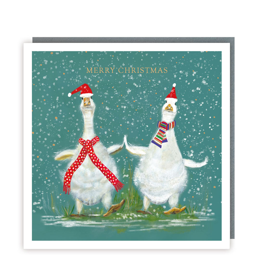 PXJ - 125x125 - Two Geese - Foil - RT