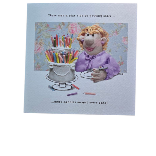 There was a plus side to getting older - more candles meant more cake