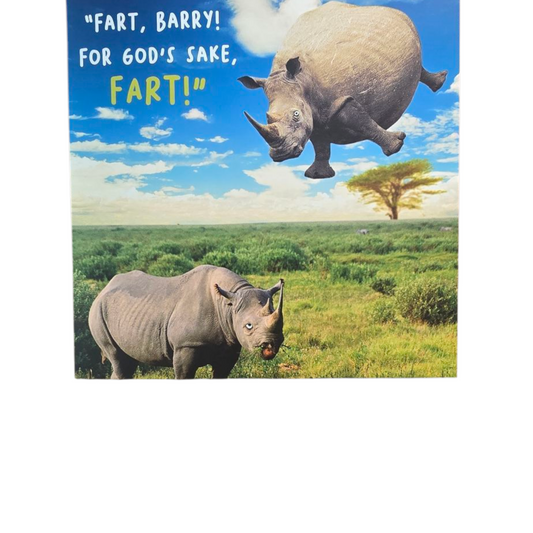 Fart, Barry! for God's sake FART!!