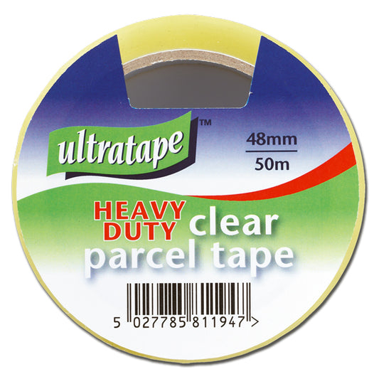 Ultratape Clear Tape 48mm x 50m Heavy Duty