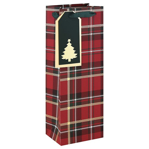 Tartan Bottle Bag