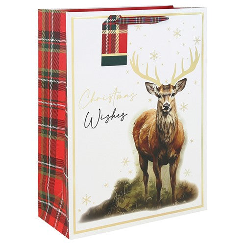 Tartan Winter Woodland Bag XLarge