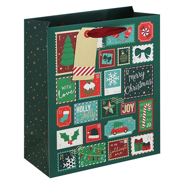 Advent Stamps Gift Bag Medium