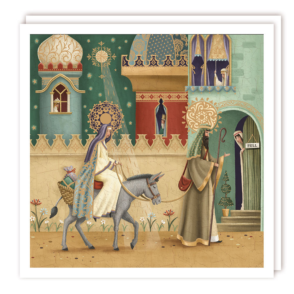 Xmas Sparkle Pack 125x125 - Room at the inn? - Foil - RT