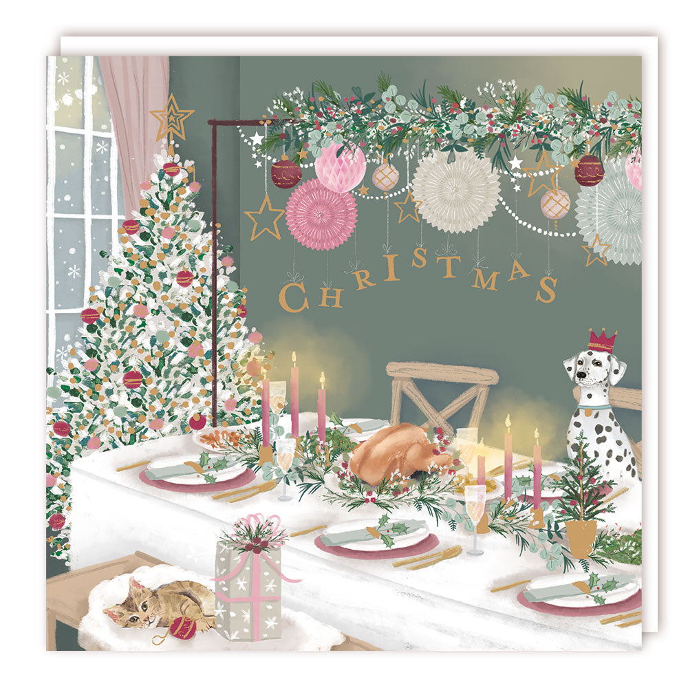 Xmas Sparkle Pack 125x125 - Dalmation Christmas - Foil - BHF