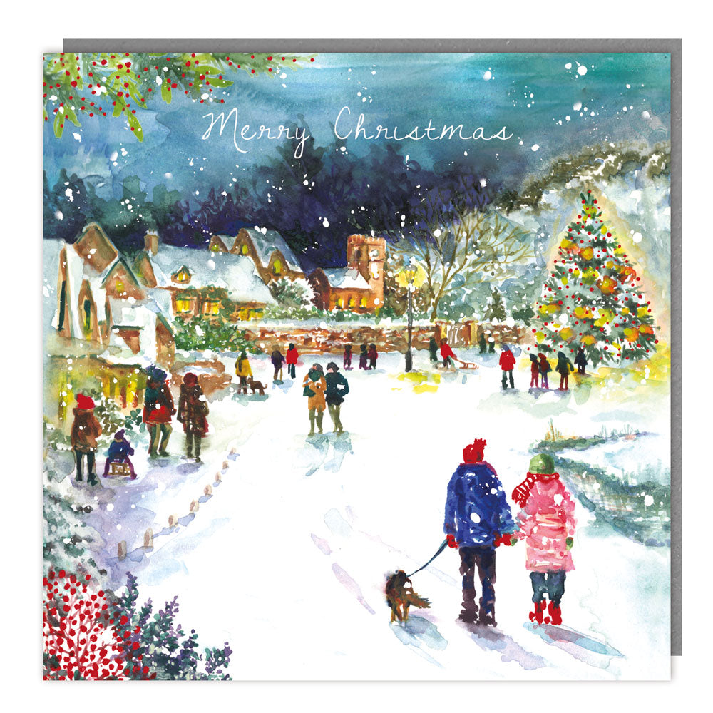 Pack of 5 - Walking to the Village - 140x140 - Foil - MC