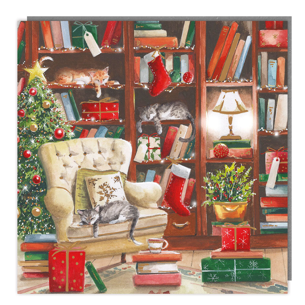 Pack of 5 - Cozy Cats - 140x140 - Foil - RT