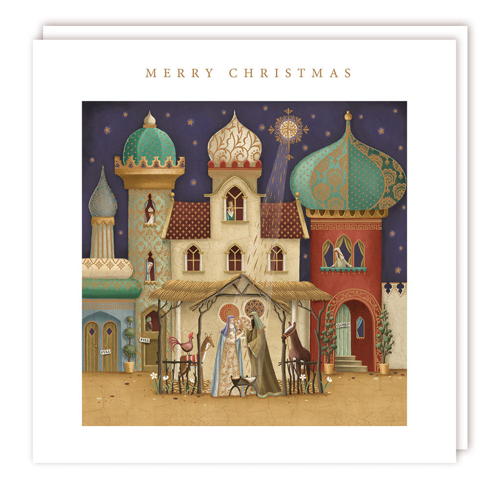 Pack of 5 - Bethlehem Stable - 140x140 - Foil - BHF
