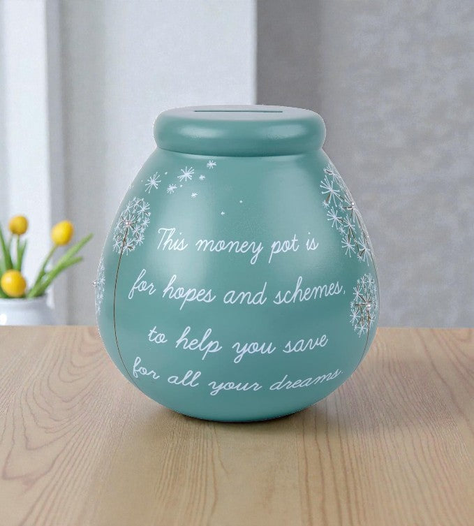 Pot of Dreams Dandelion Teal