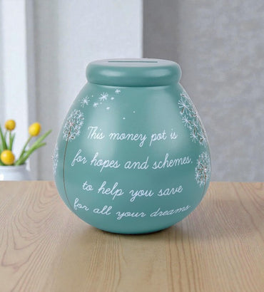 Pot of Dreams Dandelion Teal