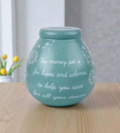 Pot of Dreams Dandelion Teal