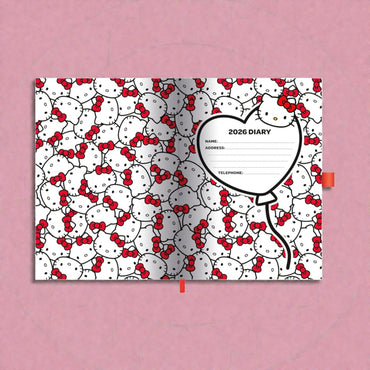 Hello Kitty Hardcover 2026 Diary A5 Day per page