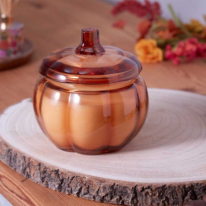 Pumpkin Jar Scented Candle - Maple