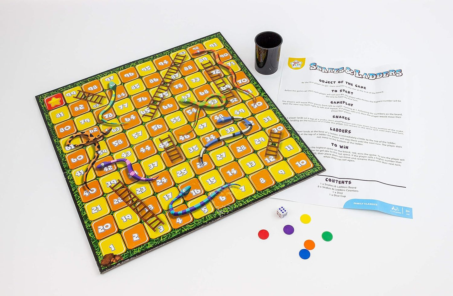 BOXED SNAKES & LADDERS