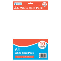 Sapphire White Card 10 Sheets A4 Hanging