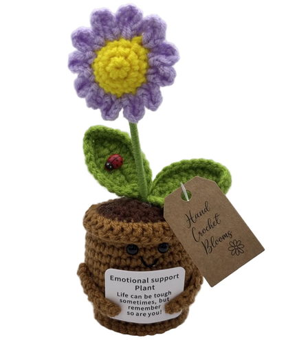 Crochet Smiley Pot Daisy