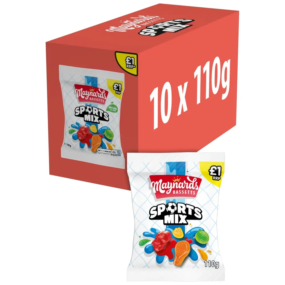 Maynards Bassetts Sports Mix Candy 110g