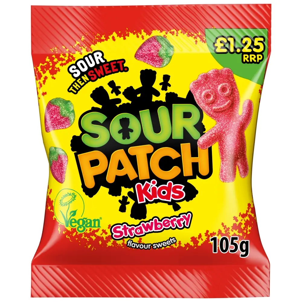 Sour Patch Kids Strawberry Candy Bag 105g