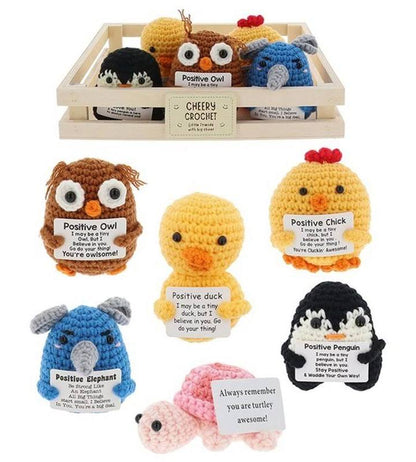 Cheery Chums Crochet Animal Ornament - (Choice of 6)