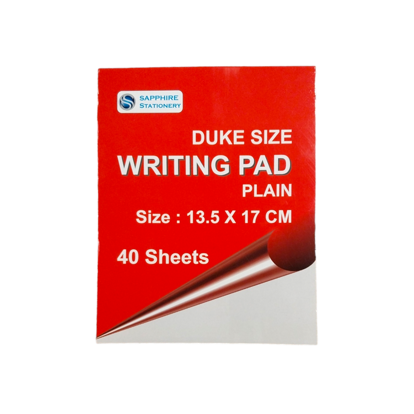 40 Sheets Duke Size Writing Plain Pads - Writing Pad Office School