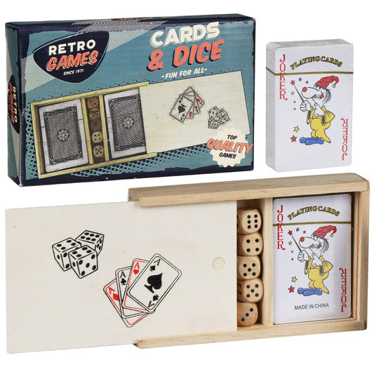 Retro Card & Dice (Poker) Game